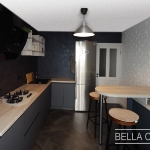 Кухня с фасадами Fenix NTM