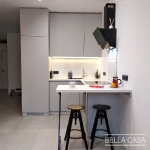 Кухня с фасадами Fenix NTM