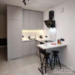 Кухня с фасадами Fenix NTM