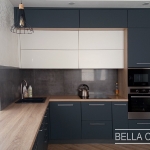 Кухня с фасадами Fenix NTM