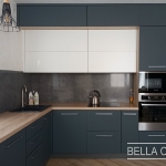 Кухня с фасадами Fenix NTM