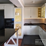 Кухня с фасадами из крашеного MDF