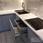 Кухня с фасадами Fenix NTM