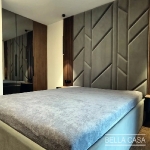 Мягкие панели и кровать