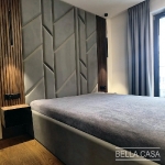 Мягкие панели и кровать