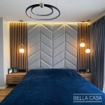 Кровать со стеновыми панелями