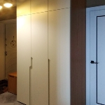 Прихожая из шпона дуба и крашеного MDF