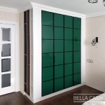 Шкаф со складными дверями из крашеного MDF