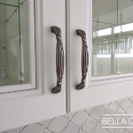 Кухня с фасадами из крашеного MDF