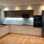 Кухня с фасадами из крашеного MDF