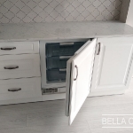 Кухня с фасадами из крашеного MDF