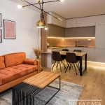 Кухня с фасадами из крашеного MDF