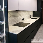 Кухня с фасадами из Fenix NTM и MDF