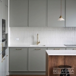 Кухня с фасадами из MDF