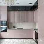 Кухня с фасадами из MDF