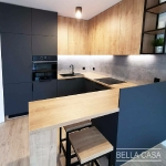 Кухня с фасадами Fenix NTM